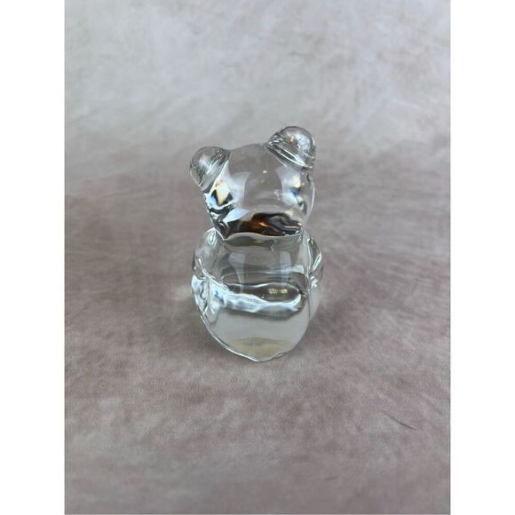 Vintage Princess House Crystal Bear Paperweight - Picture 4 of 7